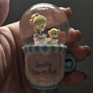 Precious moments miniature snow globe
